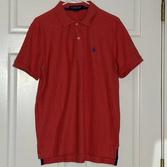 U.S. Polo Assn. Red Polo Shirt for Men - Picture 1 of 6